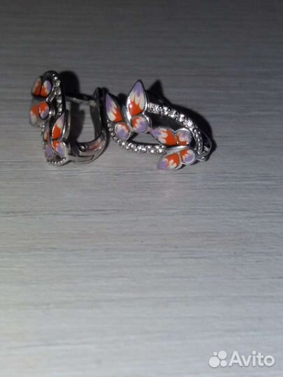 Серебряные серьги