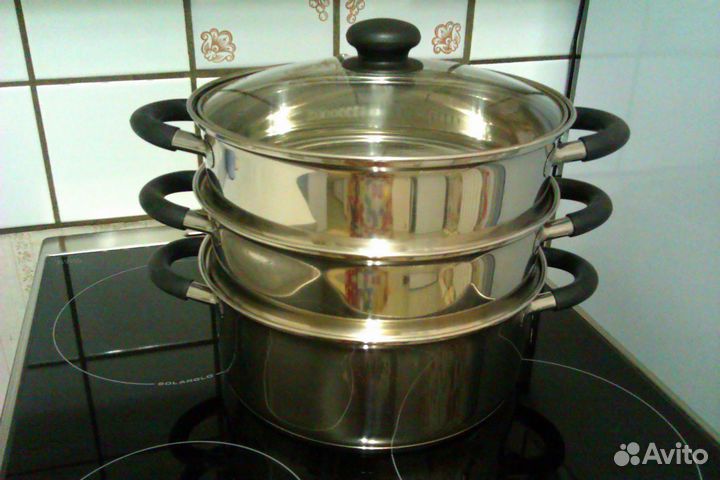 Мантоварка (пароварка) Taller нержавейка