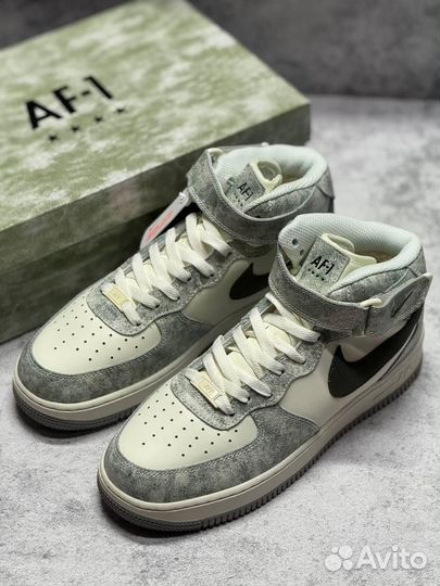 Кроссовки Nike Air Force 1 High зимние (Арт.82696)