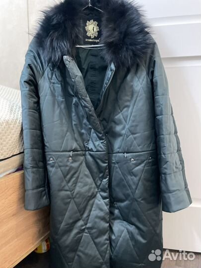 Пуховик женский зимний 44