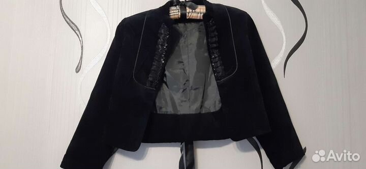 Школьный пиджак для девочки р.122см