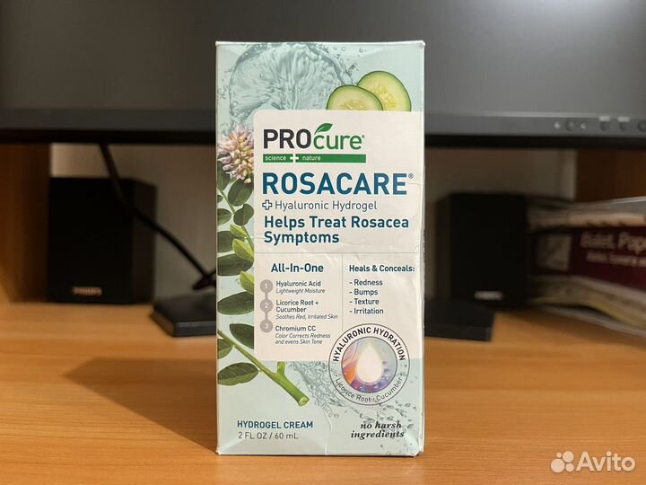 Крем для лица при розацеа Procure Rosacare iherb