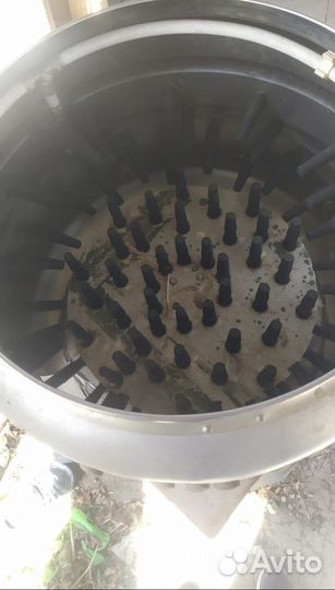 Перо съемная машина для курей бройлеров