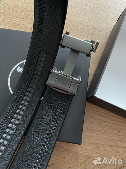 Ремень мужской hermes кожаный