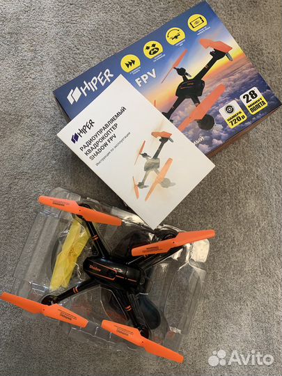 Hiper shadow fpv радиоуправляемый квадрокоптер