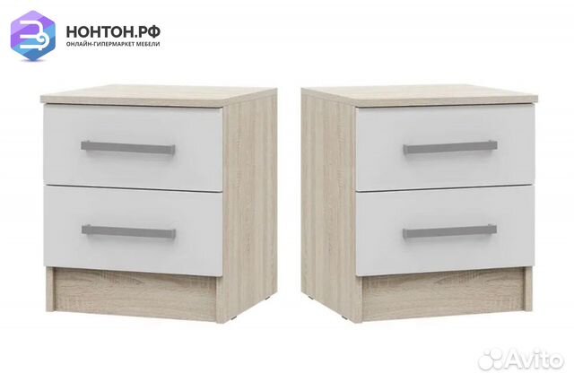 Комплект тумб Мартина белый / дуб сонома