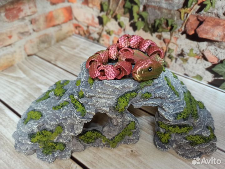 Подвижная Змейка антистресс.3D печать