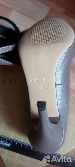 Туфли женские натуральная кожа 39 (38,5) размер