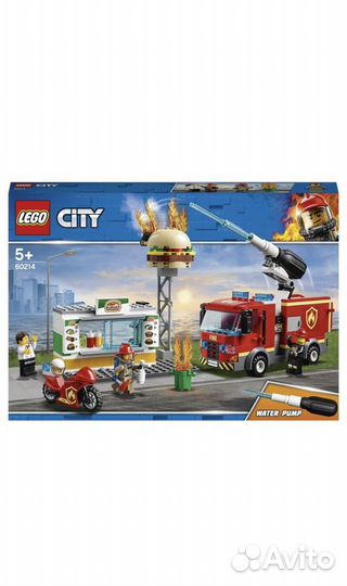 Lego City Пожар в бургер-кафе