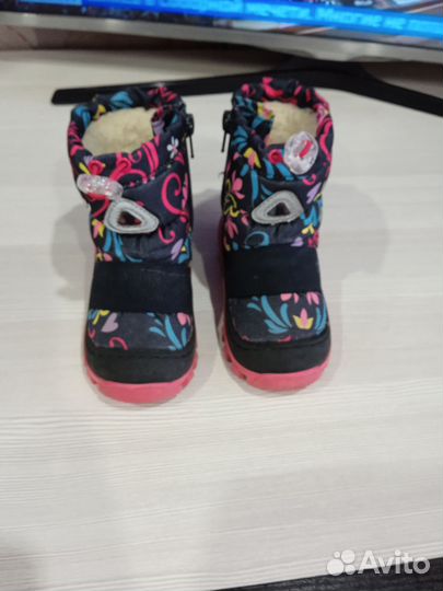 Сапожки зимние размер 20-21