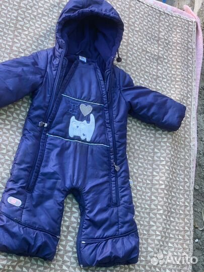 Зимний комбинезон для мальчика