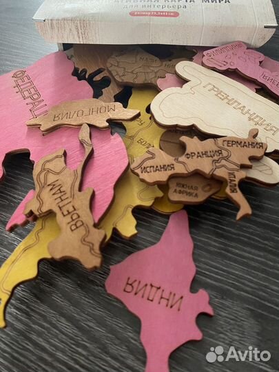 Декоративная карта мира