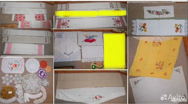 Салфетка скатерть вышивка кружево подзор рушник