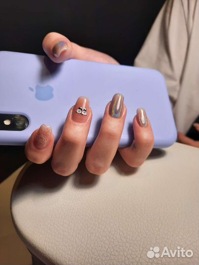 Маникюр + гель лак + дизайн