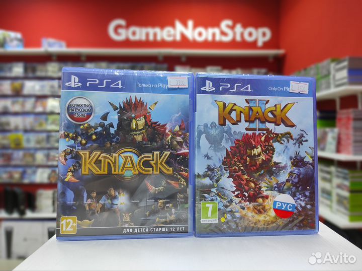 Knack 1, 2 для ps4