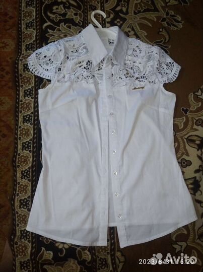 Рубашка школьная на рост 152