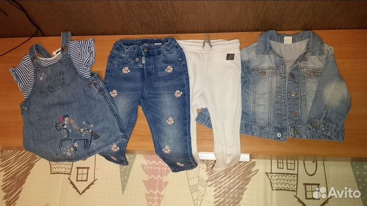 Одежда детская H&M джинсы джинсовка сарафан