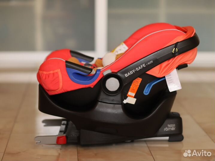 Автокресло с базой britax romer baby safe 0+