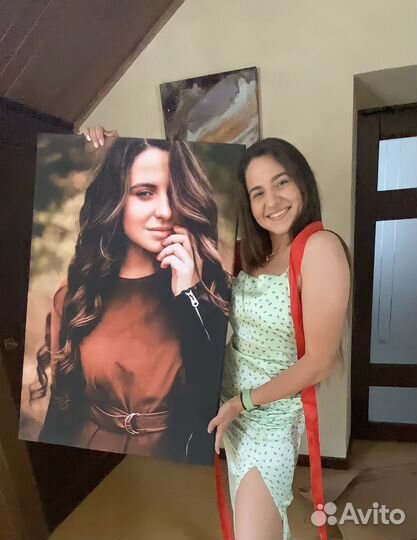 Портрет на холсте по фото в Казани