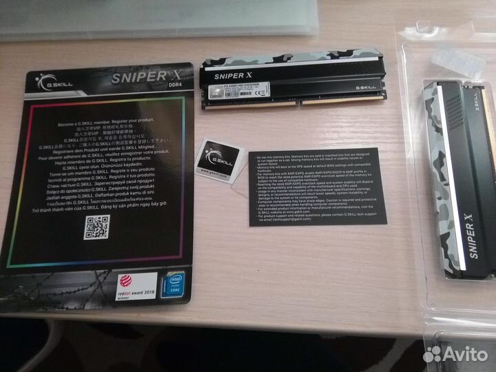 Оперативная память G.Skill sniper X ddr4 32gb 3200