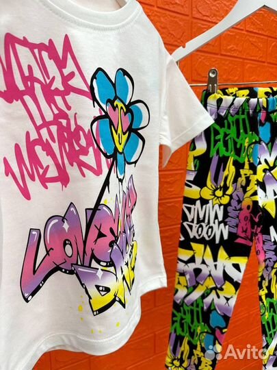 Костюм детский Zara Graffiti 98-128 см