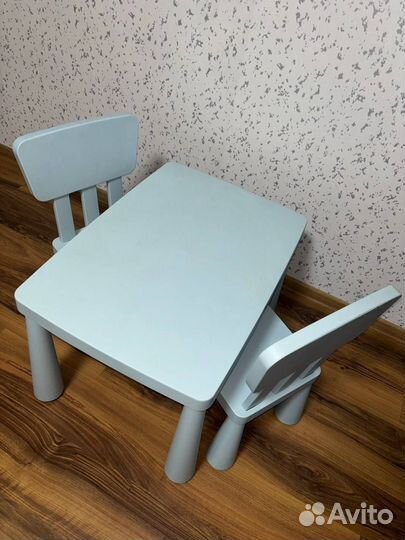 Стол и 1 стульчик IKEA mammut