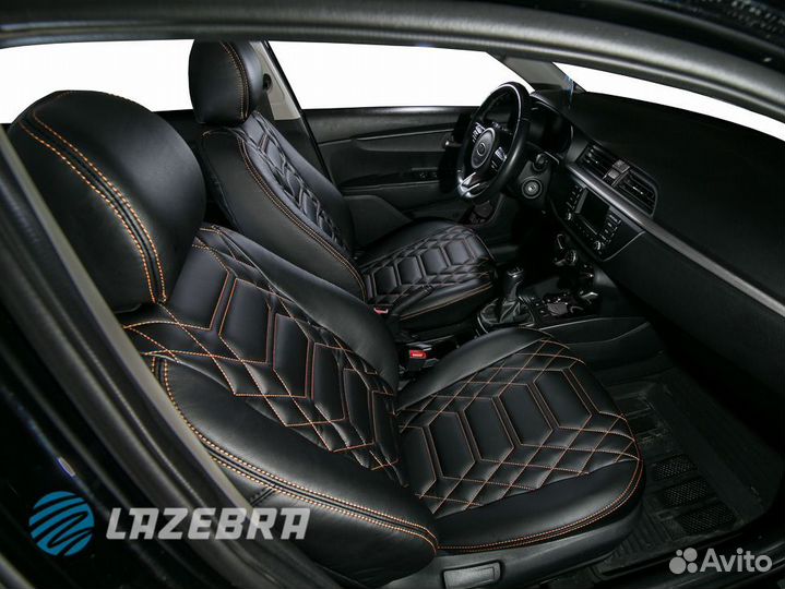 Чехлы из экокожи для KIA Rio X