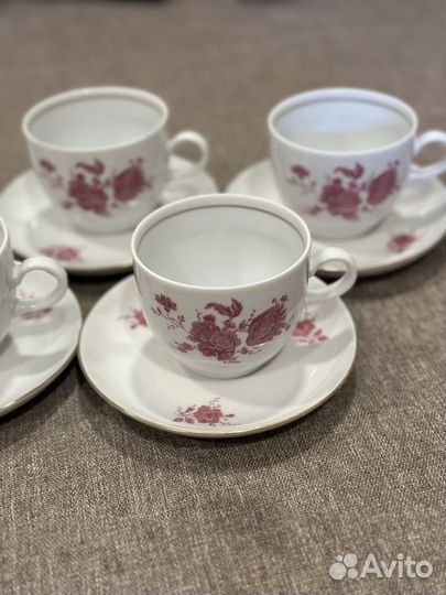 Чайная пара фарфор ГДР