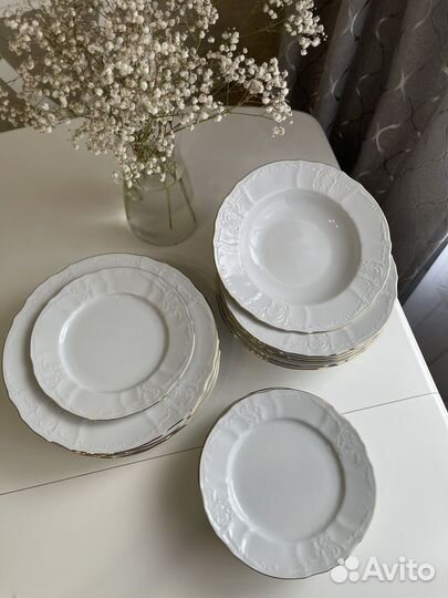 Набор тарелок 18 предметов Чехия