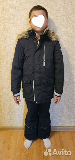 Куртка парка для мальчика 140