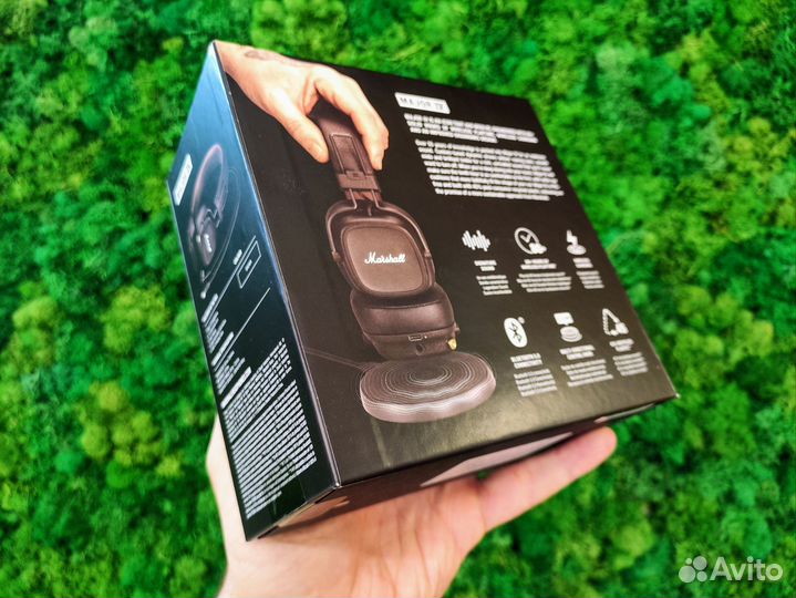 Беспроводные наушники Marshall Major IV, коричневы