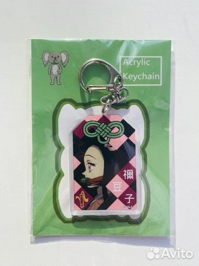 Брелок Незука, Genshin Impact, акрил, 5см