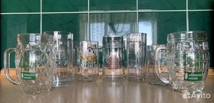 Продаю комплект из семи пивных кружек