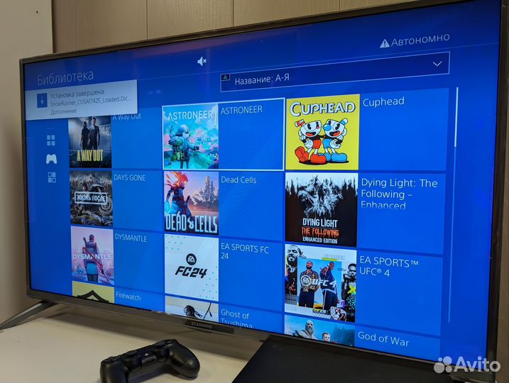 Прошитая ps4 pro 2tb + 50 игр + 2 геймпада