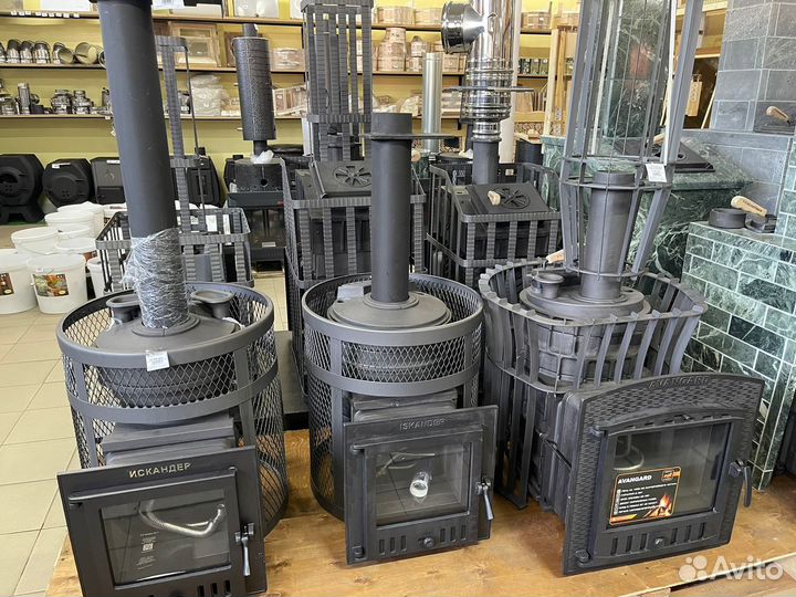 Чугунные печи для бани и сауны