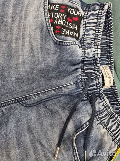 Шорты джинсовые для подростка, р.164