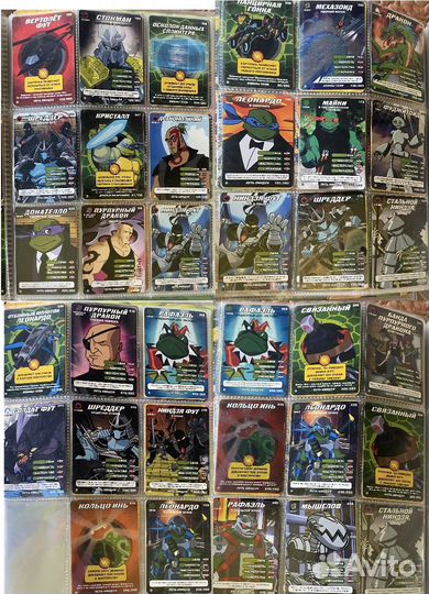 Карточки черепашки ниндзя путь ниндзя и воины тени