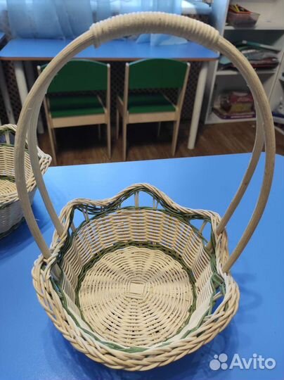 Корзина из ротанга