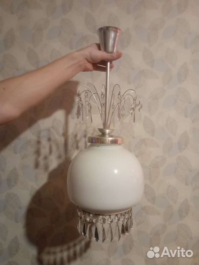 Люстра чешское стекло СССР