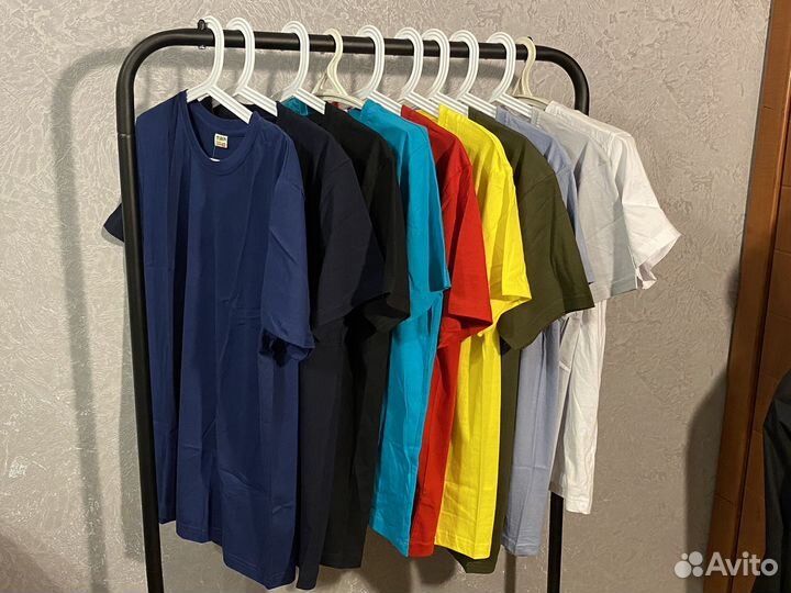 Футболки однотонные хлопок