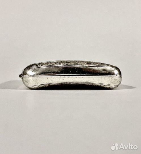 Портсигар антик 1895 год серебро