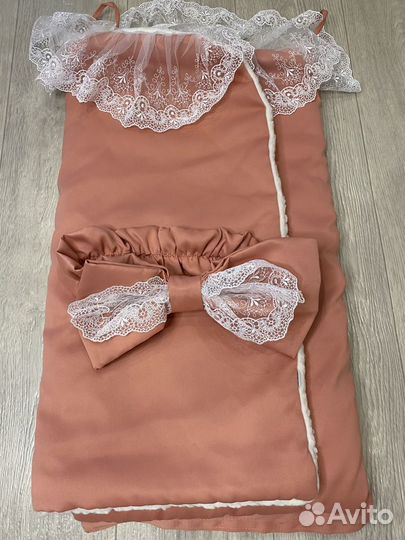 Конверт на выписку для девочки зима