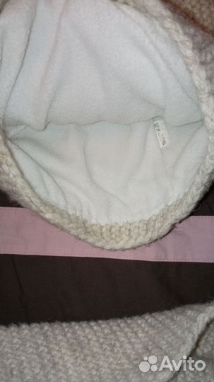 Шапка и снуд для девочки зимний