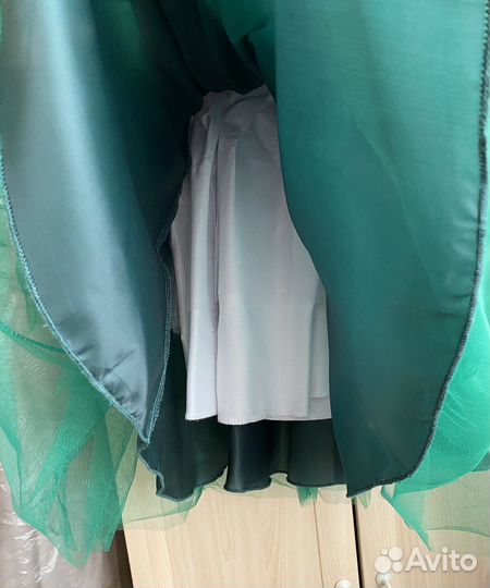 Платье нарядное, можно для костюма Елочки комплект