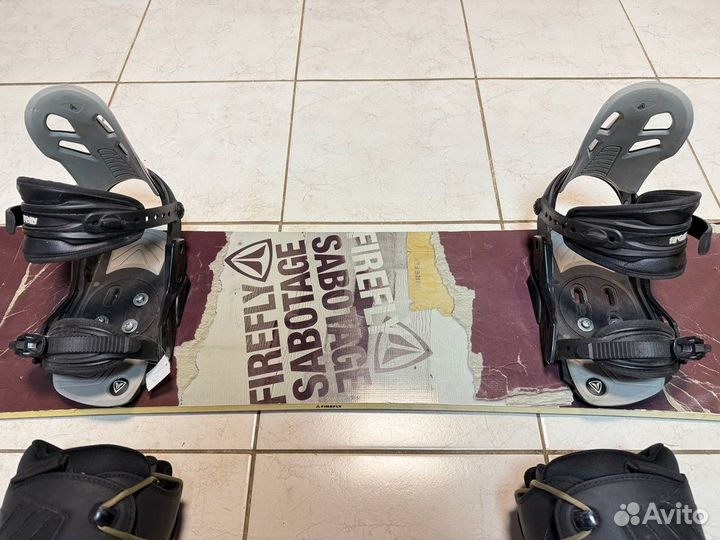Сноуборд комплект Firefy Sabotage - 167 + Head-45