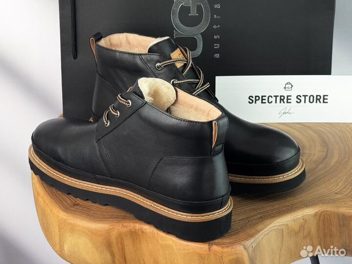 Ботинки Мужские Ugg Neumel Gentleman Leather Black