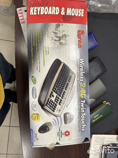 Беспроводные клавиатура и мышь genius