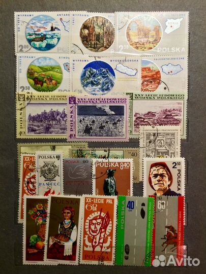 Марки. А19. Польша до 1990 (530 шт)