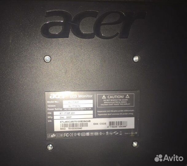 Монитор для компьютера Acer