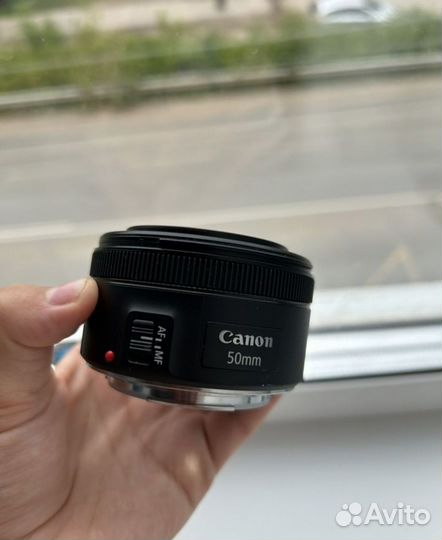 Объектив canon 50mm 1 8 stm